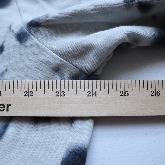 NEW  AFRM Tie Dye Crop Hoodie / blush - noir size 1X - Picture 8 of 11